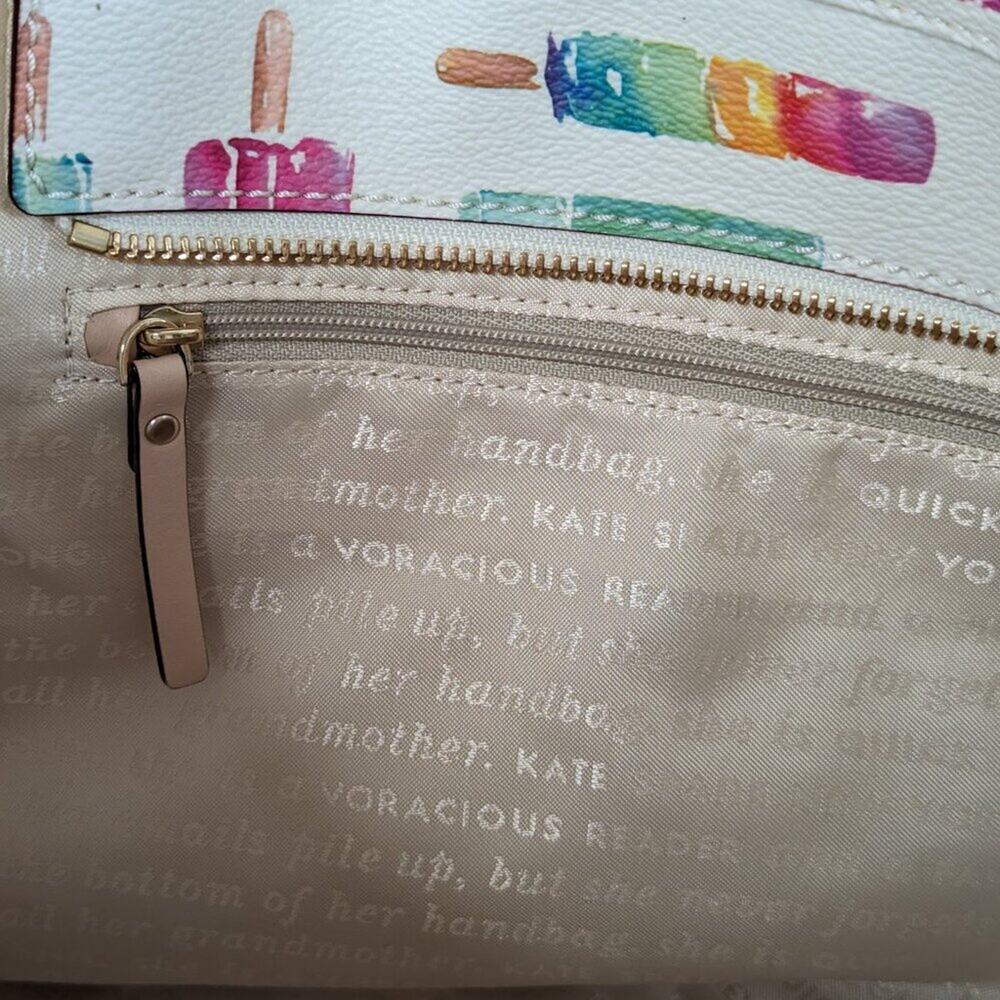 Kate Spade New York Flavor Of The Month Francis Tote Bag Ice Cream Popsicles - Picture 12 of 14